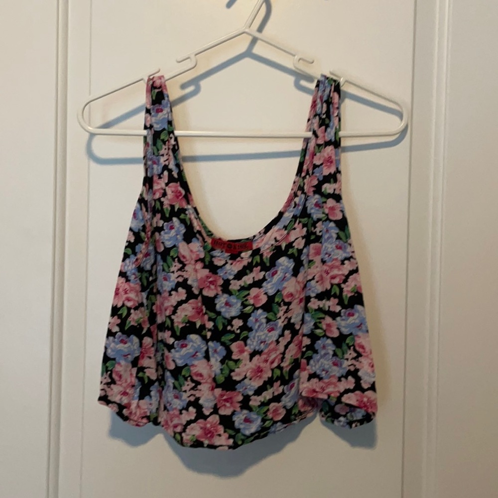 Floral crop top